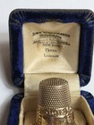 Antique 10k Gold Ketcham   Mcdougall Thimble John Wanamaker Case