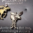 Arctic Circle Ent  Inc Alaskan Wearable Art Moose Pins Pinbacks Anchorage