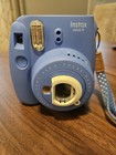 Fujifilm Instax Mini 9 Instant Film Camera Cobalt Blue W  Macro Lens Attachment