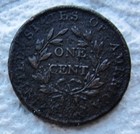 1803 1c Bn Draped Bust Large Cent Rare Key Date Type Coin  Xf Minor Corrosion