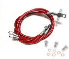 Streamline  2  Steel Braided Front Brake Lines Red Trx400ex Trx400x All Years