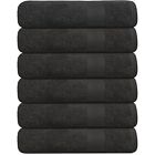 Set Of 6 Extra Large Cotton Bath Towels For Bathroom Absorbent Shower Towel Bulk