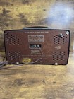 Vintage Zenith G725 Tube Am fm Radio Brown Bakelite    M 1