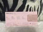 Logitech Pebble Keys 2 K380s Multi-device Bluetooth Wireless Keyboard Rose New