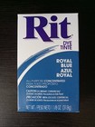 Rit Powder Dye Royal Blue 1-1 8oz All Purpose Fabric Clothes New