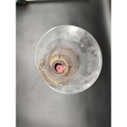 Antique Brass Candle Lamp Etched Glass Chimney Ornate Base Vintage