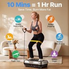 Waver Vibration Plate Whole Body Exercise Machine For Lymphatic Drainage