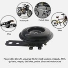12v Waterproof 105db Motorcycle Horn Universal Atv Scooter Go Kart Horn