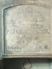 Vintage Tin Advertising Match Safe Parkhurst Bros Plumbing Peterboro Nh