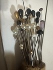 Antique Victorian Hat Pins Mixed Lot  43 Pins 