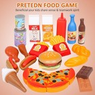 143 Piece Play Food For Kids Kitchen - Toy Assortment - Pretend Food For Toddler