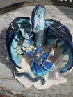 Merlin And Dragon-wizards And Dragons Statue Approximately 9    -great Condition 
