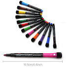 12 Colour White Board Whiteboard Marker Pen Dry Wipe Magnetic Erase Fine Tip Nib