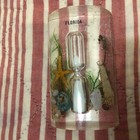 Vintage Florida Decorative Clear Acrylic lucite Handled Souvenirs