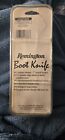Rare vintage Remington Double Edged Fixed Blade Boot Knife dagger W sheath Usa