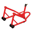 Biketek Series 3 Track Motorcycle Head Lift Motorbike Front Paddock Stand Red