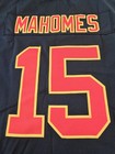 Patrick Mahomes  15 Kansas City Chiefs Black Alternate Jersey Men s Size Large