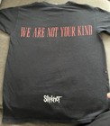 Slipknot We Are Not Your Kind Face Black T-shirt - Size S - Men   s Double Sided