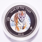 2010 Pitcairn Islands Silver  2 Year Of The Tiger Proof