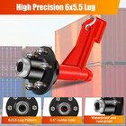 6x5 5 Lug Bolt-on Heavy Duty Spindle Kit Shipping Container Wheels With Handle