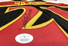 Dominique Wilkins Signed Custom Hawks Basketball Jersey Coa Authenticated By Jsa