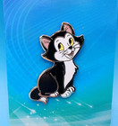 Disney Cats Figaro Sitting Pinnochio Cat Enamel Pin Palm New