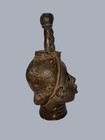 Appraised   Early 20th Century Benin Ife Queen Mother Bronze Head