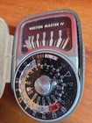Vintage Weston Master Iv Universal Exposure Light Meter Model  745 With Case