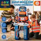 Kids Tool Bench Set With Electric Drill   Work Clothes  68 Pcs Realistic Toddler