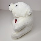 Coca Cola Polar Bear 7  White Plush 1993 Coke Badge On Chest Christmas 