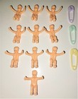 Vintage Cake Toppers Newborn Baby And Diaper Pins Safety Pins Baby Shower