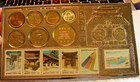 South Korea---set Of Seven  7  Bu Korea Coins In Metal Case--souvenir Visit Set