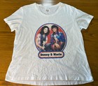 Donny   Marie Osmond T Shirt Xxl Ladies White Oval Photo Singers Music 