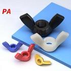 Nylon Butterfly Wing Nuts For Nylon Screws Bolts Black white red blue yellow