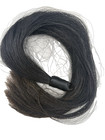 Horse Tail Extension W braided Horsehair Loop  Blunt Cut Bottom  3 8 Lb  30in
