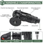 1 4 pneumatic Chamfering Machine Handheld Grind Tool Air Deburring Trim Beveling