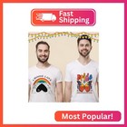 Gilprop 30 Pcs Pride Month Iron On Transfer Gay Pride Rainbow Iron On Decals Pat
