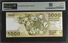 Portugal Banco De Portugal 5000 Escudos 1993 P 184f Unc Pmg 66 Epq 3rd Top Pop