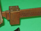 Antique Weis Mfg  Postal Beam Scale  64 Oz  Brass Mechanism With Cast Iron Base
