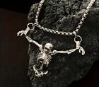 Necklace Pendant -  Gothic Skeleton Necklace   Pendant