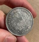 Chile - 1882 Large Silver Peso - Very Popular