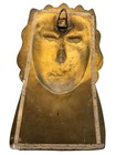 A Rare Heavy Brass   Bronze Mohra Mask Shiva 18th C Hinduism Himachal Pradesh