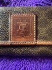 Celine Brown Leather Monogram Key Case With 4 Hooks Classic Designer