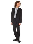 Calvin Klein Boys Sz 14 Black 2 Piece Formal Suit Blazer Jacket Black Msrp  150