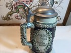 German Ww Ii Remembering My Service 3 R Labor Service Pewter Lidded Beer Stein