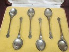  Vintage Mappin   Webb 900 Silver Argentina Demitasse Spoon 3 3 8  40g Nm Box 