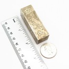 800 Silver Vintage Carnelian Gem Etched Floral Lipstick Holder W  Flip Up Mirror