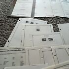 Unused Lot Scott Album Pages Empty Few Countries  Mostly Blank Pages No Stamps