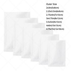 Heat Sealable Glossy White Open Top Foil Mylar Bags For Sample Food Storage