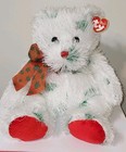 Ty Large Plush Punkies Santa Claws The Bear  14 Inch  Mwct Stuffed Animal Toy